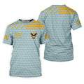 Air Force Veteran We The People 250 Years Of Free 4th Of July Golf Shirt, Golf Shirts For Men