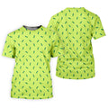 The Best Dad By Par Doodle Pattern Father's Day Golf Shirt, Golf Gift For Dad