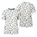 30th Anniversary Sport Movie Character White Golf Shirt, Men's Funny Golf Shirts, Golf Shirts For Men