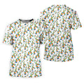 Autism Awareness Ribbon Golf Tops For Men, Autism Ribbon Polo Shirts For Men, Golf Shirts For Men