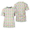 Bunny Hops Seamless Pattern Easter Golf Shirt, Golf Shirts For Men, Men's Funny Golf Shirts, Polo Shirts For Men