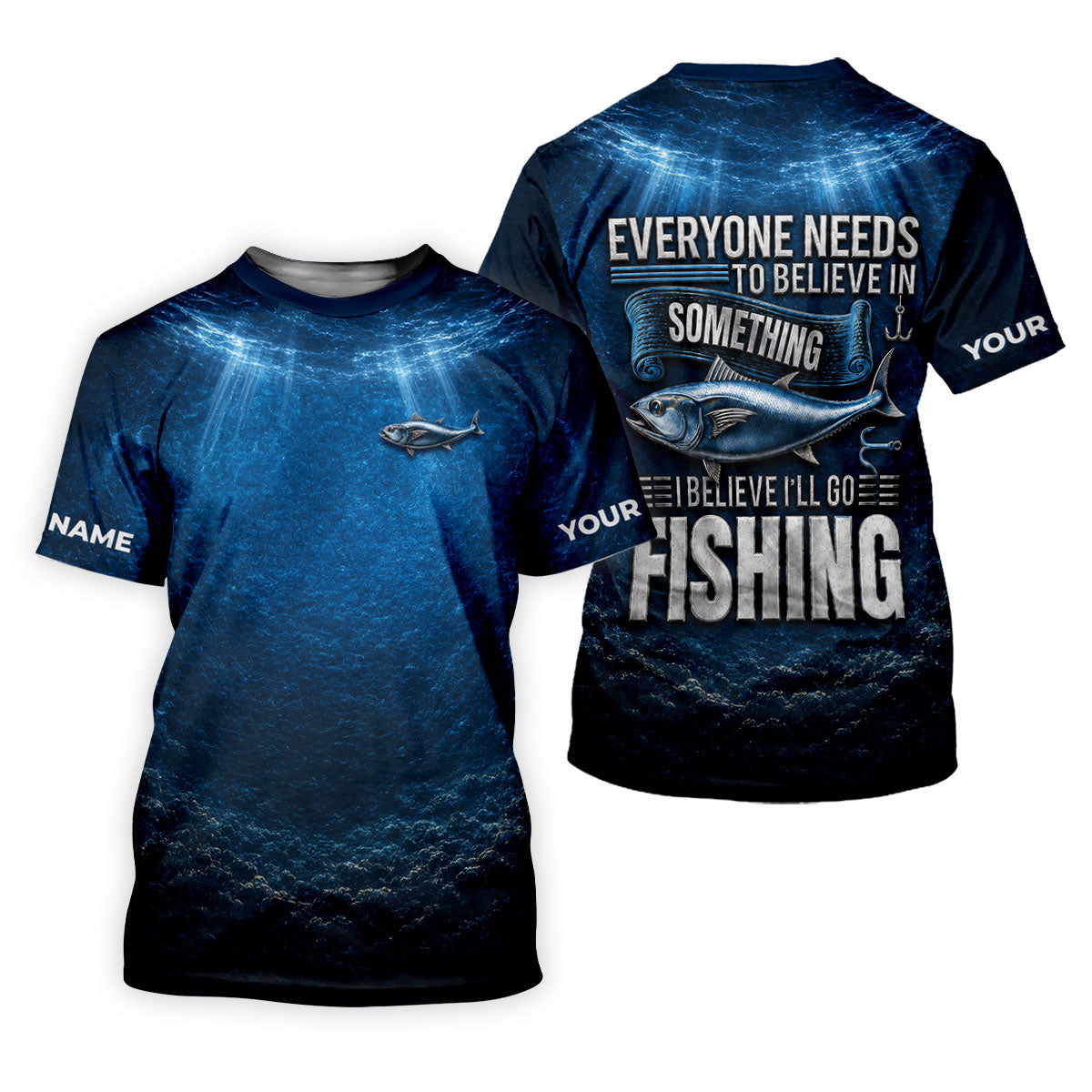 I Believe I'll Go Fishing UPF Shirt, Performance Fishing Shirt, Womens Fishing Shirts