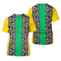 Purple Green Gold Fleur De Lis Argyle Pattern Mardi Gras Golf Shirt, Golf Shirts For Men, Polo Shirts For Men