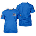 Faith Cross Bald Eagle America 250 Anniversary Blue Patriotic Golf Shirt, Golf Shirts For Men