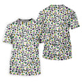 Mardi Gras Mask Leopard Spots Funny Golf Ball Golf Tops For Men, Polo ShirtFor Men, Golf Shirts For Men