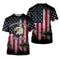 USA Bald Eagle 250 Years Camo American Flag Golf Shirt, Patriotic 4th Of July Golf Shirts For Men