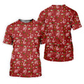 Funny Ho Ho Ho Naughty Tits Christmas Golf Shirt, Golf Christmas Gifts, Ladies Golf Shirts