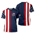We The People Golf Ball Pattern 250 Years Patriotic 4th Of July US Flag Golf Shirts For Men
