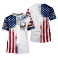 USA Flag Pattern 1776-2026 Distressed Vintage Golf Shirt, 250th Anniversary 4th Of July Golf Shirts For Men