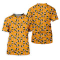 Rosé Champagne Seamless Pattern Yellow Golf Shirt, Polo Shirts For Men, Golf Shirts For Men