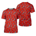 Patriotic Man Golf And Beer Funny 4th Of July Red Golf Shirt, 250 Years Seamless Pattern Golf Shirts For Men