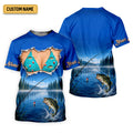 Custom Funny Bikini Bass Fishing UPF Shirt, Womens Fishing Shirts, Fishing Apparel For Women