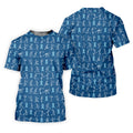 Prostate Cancer Blue Ribbon Stick Figure Shirt, Cancer Survivor Shirt, Ladies Golf Shirts