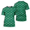 Dirty Funny Adult Humor Snowflakes Green Golf Shirt, Fun Men's Golf Polos, Christmas Golf Shirt, Polo Shirts For Men