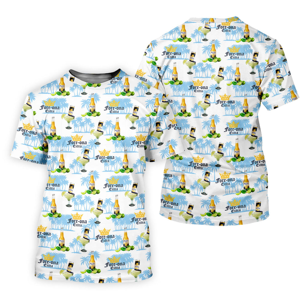 Fore-ona Extra Find Your Fairway Golf And Beer Men's Funny Golf Shirts, Golf Shirts For Men