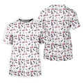 250 Years Golf Pattern Patriotic Golf Shirt, Golf Tops For Men, 4th Of July Golf Shirts For Men