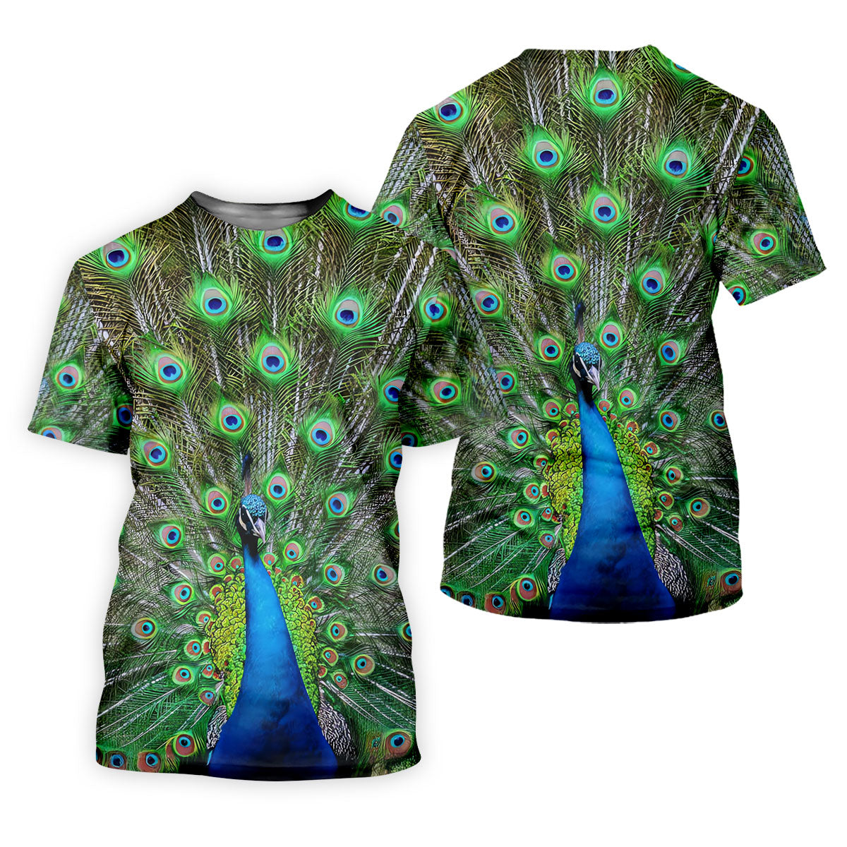 The Peacock Unique Golf Shirt, Golf Tops For Men, Golf Shirts For Men, Polo Shirts For Men