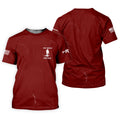 RED Friday Untill They All Come Home Red Golf Shirt, Veteran Memorial 250 Years Polo Shirts For Men