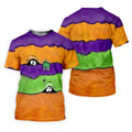 Funny Halloween Peeping Eyes Polo Shirts For Men, Golf Tops For Men, Halloween Golf Shirt