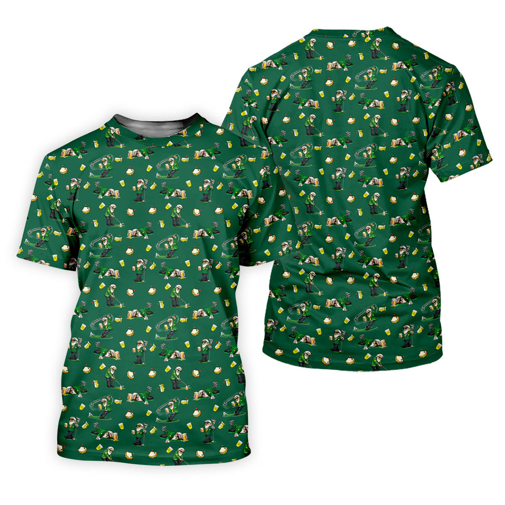 Funny Beer Pimento Cheese Golf Tournament Green Golf Shirt, Golf Shirts For Men, Polo ShirtFor Men