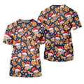 Custom Christmas Sweets Navy Golf Shirt, Christmas Golf Shirt, Polo Shirts For Men, Golf Gift For Men
