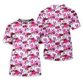 Chocolate Fingers Adult Humor XOXO Pink Splatter Fun Golf Shirts For Men, Valentines Golf Gift, Polo Shirts For Men