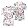 Semiquincentennial 250 Years Since 1776 Golf Tops For Men, 4th Of July Patriotic Golf Shirts For Men