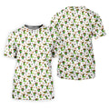 Cartoon Mustach Funny Cactus Cinco De Mayo Celebration Fiesta Themed White Golf Shirts For Men