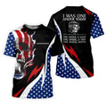 I Was One Under Today Cool Skull US Flag Golf Shirt, 4th Of July Patriotic Golf Shirts For Men