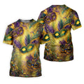 Masquerade Mask Beads Chain Sparkling Effect Mardi Gras Golf Shirt, Polo Shirts For Men, Golf Shirts For Men
