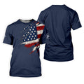 250th Anniversary Faith Cross Distressed USA Flag 4th Of July Golf Shirt, Patriotic Golf Shirt, Polo For Men