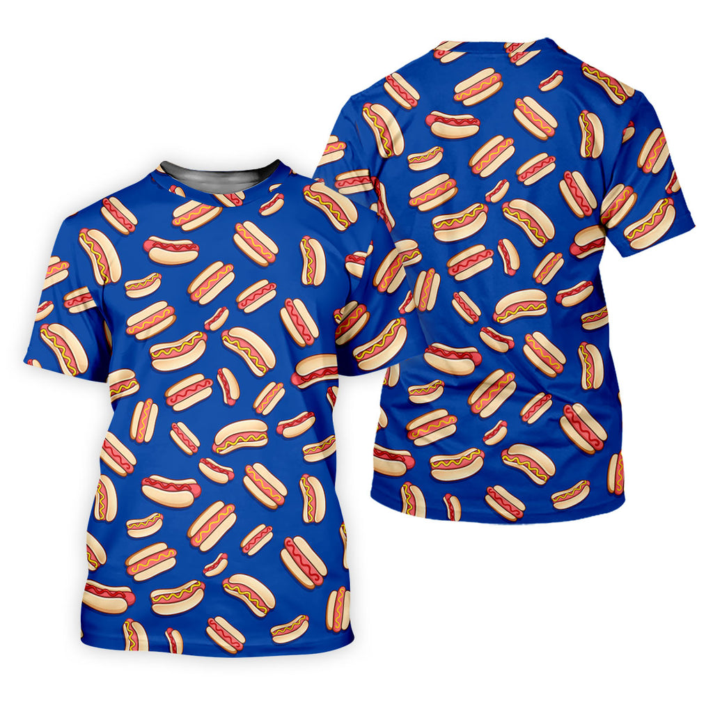 Sausage And Bun Hot Dog Fun Golf Shirt, Polo Shirts For Men, Golf Gift For Men, Golf Shirts For Men