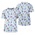 Autism Awareness Colors Puzzles Butterfly Floral Golf Shirt, Golf Tops For Men, Golf Shirts For Men