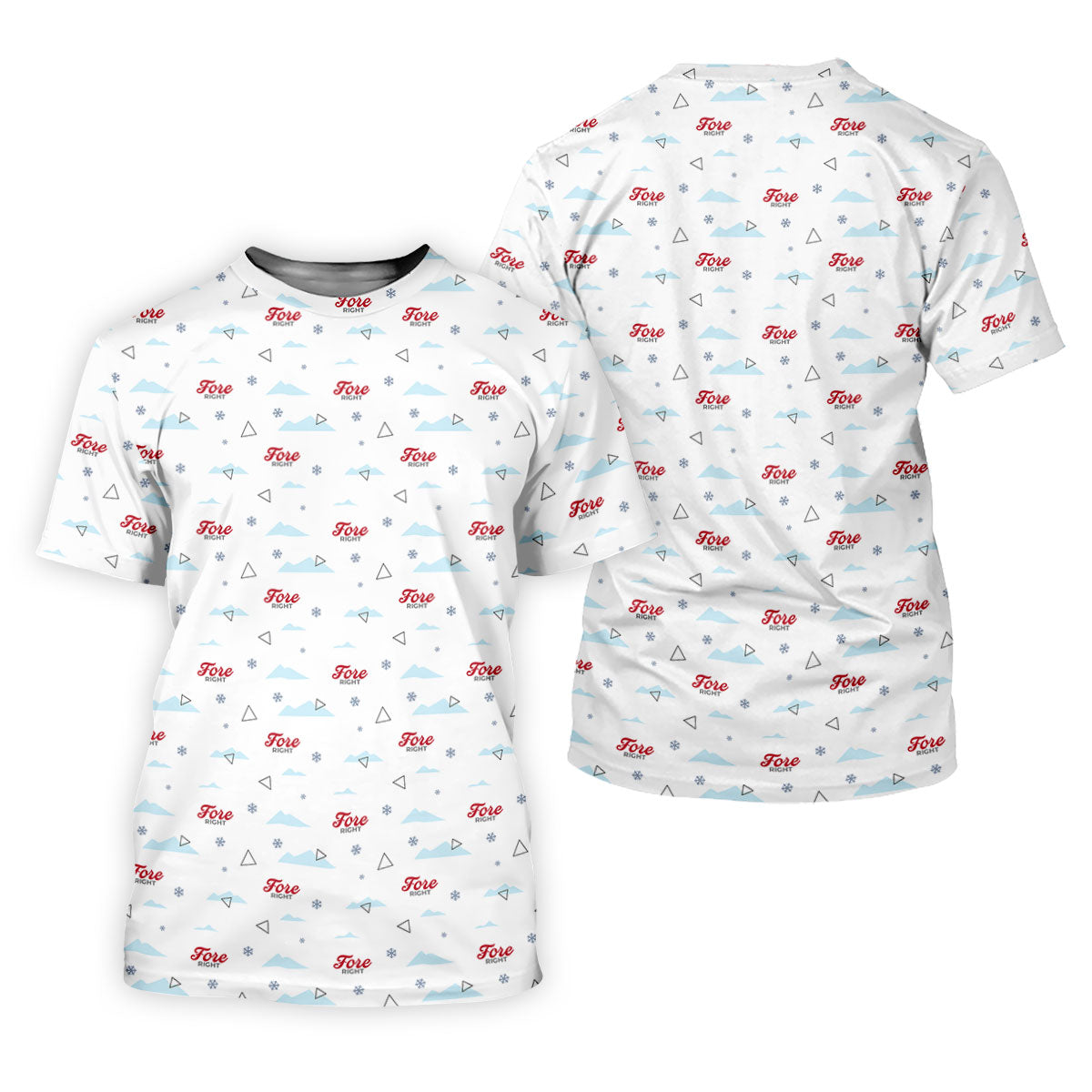 Fore Right Men's Funny Golf Shirts, Golf And Beer Polo ShirtFor Men, Golf Shirts For Men