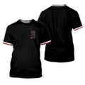 Golf Clubs America Flag Logo 250th Anniversary Black Golf Shirt, Patriotic Golf Shirt, Golf Shirts For Men