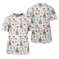 Tis The Season Santa Claus White Men's Golf Polo Shirts, Christmas Golf Shirt, Polo Shirts For Men