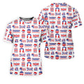 Coming Soon Trump Pattern Christmas Golf Tops For Men, Christmas Golf Shirt, Men Golf Apparel