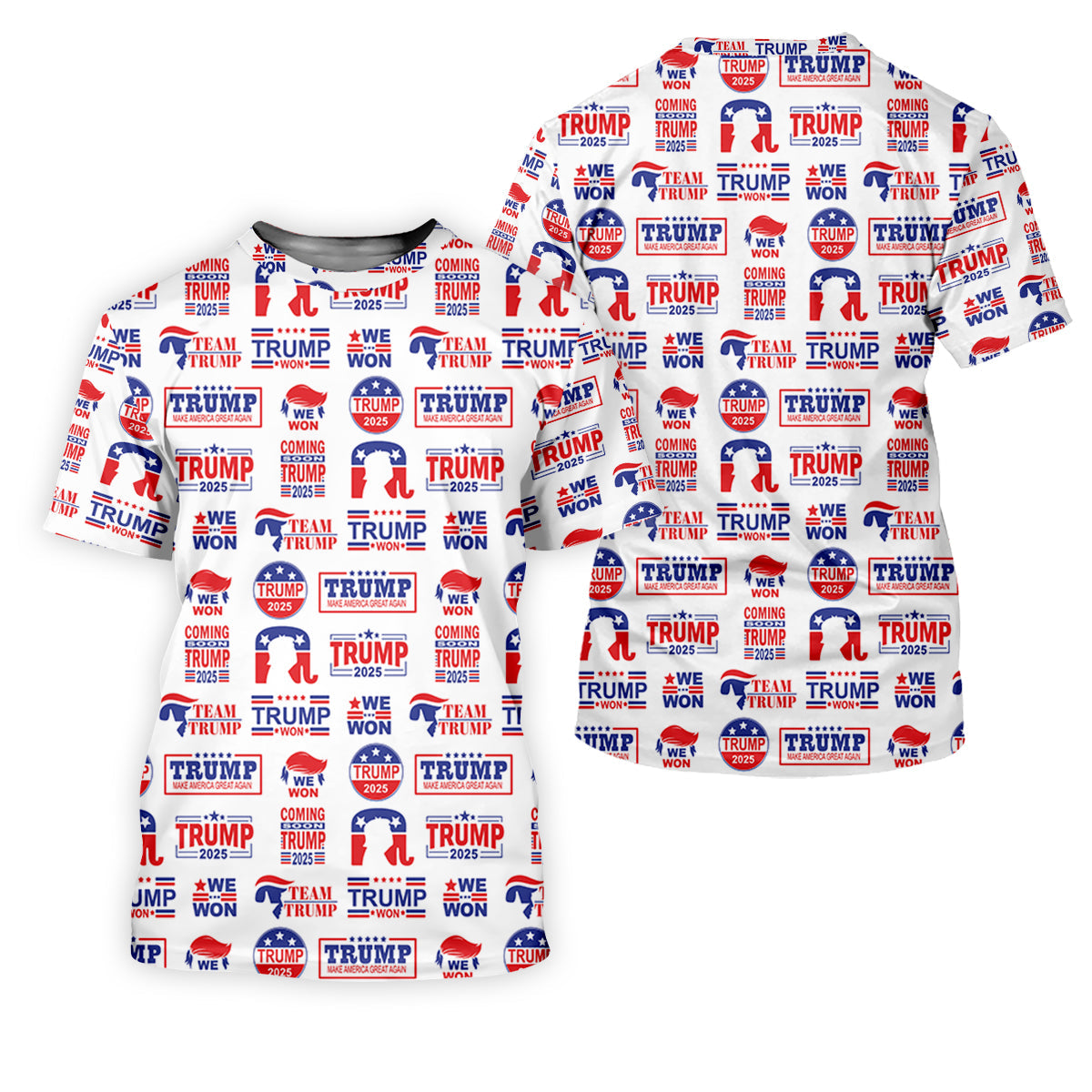 Coming Soon Trump Pattern Christmas Golf Tops For Men, Christmas Golf Shirt, Men Golf Apparel