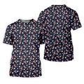 Patriotic Cowboy Boots Stars Pattern 4th Of July Golf Shirt, 250th Anniversary Golf Shirts For Men