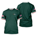 United States Of America 250 Years Green Golf Shirt, Patriotic Golf Shirt, Golf Shirts For Men