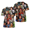 Halloween Golf Shirts, Golf Tops For Men, Gifts For Golf Lovers, Polo ShirtFor Men, Golfing Apparel