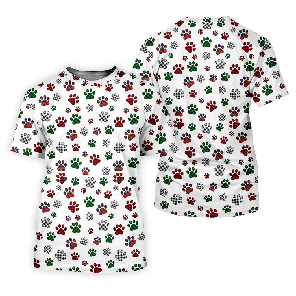 A Heartbeat At My Feet Paw Print Polo Shirt Dog Lover Gift Unique Gift For Golfer Polo Shirts For Men