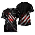 1776-2026 America Distressed Flag Black Golf Shirt, Patriotic 4th Of July Golf Shirts For Men