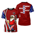 Patriotic Man Golf And Beer Funny 4th Of July Red Golf Shirt, 250 Years Of America Golf Shirts For Men