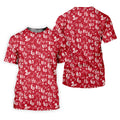 Funny Red Xmas Golf Tops For Men, Men's Funny Golf Shirts, Christmas Golf Gift, Polo Shirts For Men