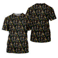 Dia De Muertos Skeletons Cinco De Mayo Celebration Fiesta Themed Black Golf Shirts For Men