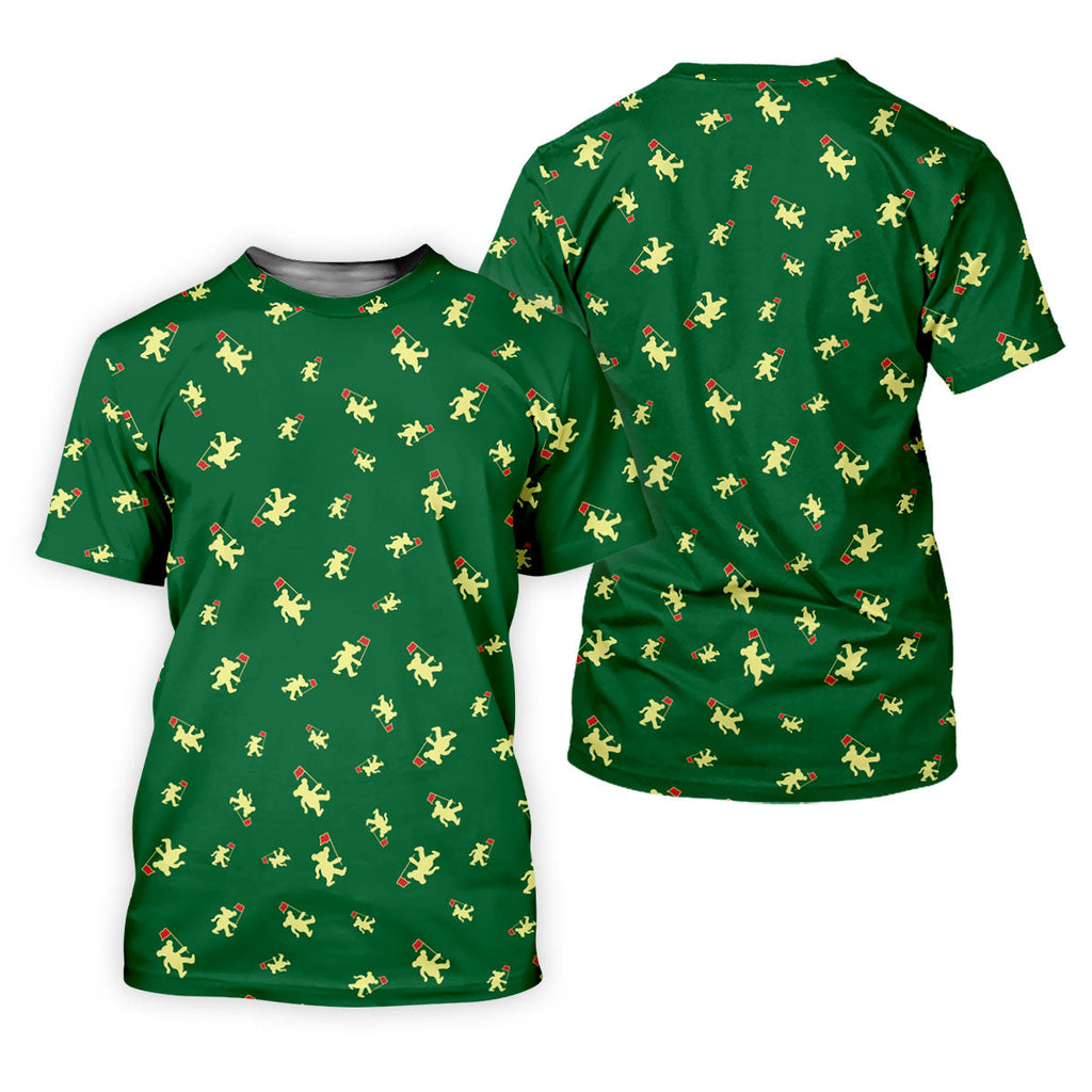 Dancing Bear Golf Tournament Shirt, Golf Shirts For Men, Polo Shirts For Men, Golf Gift For Men