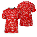 Ho Ho Ho Red Christmas Golf Tops For Men, Fun Golf Shirts For Men, Christmas Golf Shirt, Polo ShirtFor Men