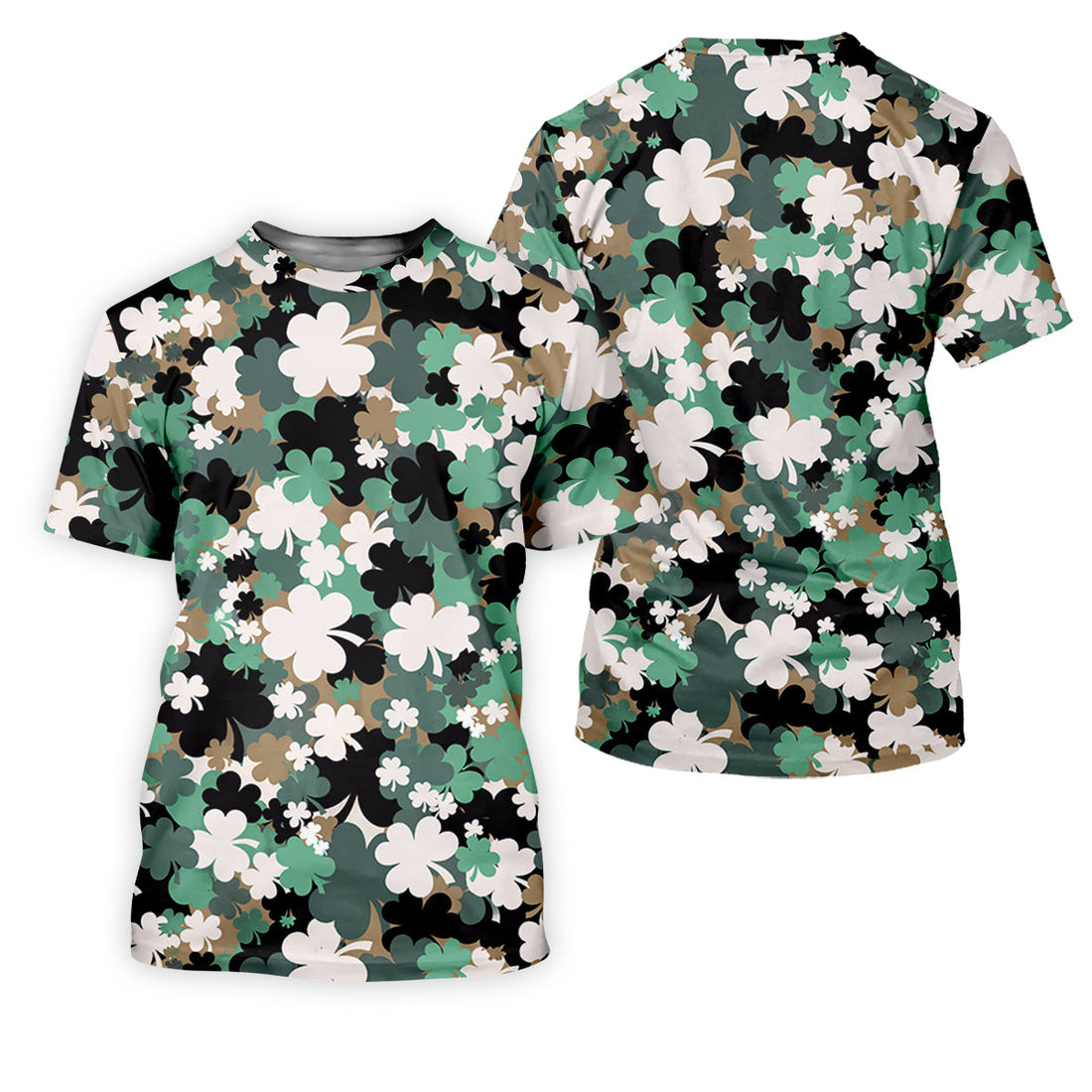 Irish Camo St. Patrick’s Day Shamrock Golf Shirt, Polo Shirts For Men, Polo For Men, Golf Shirts For Men