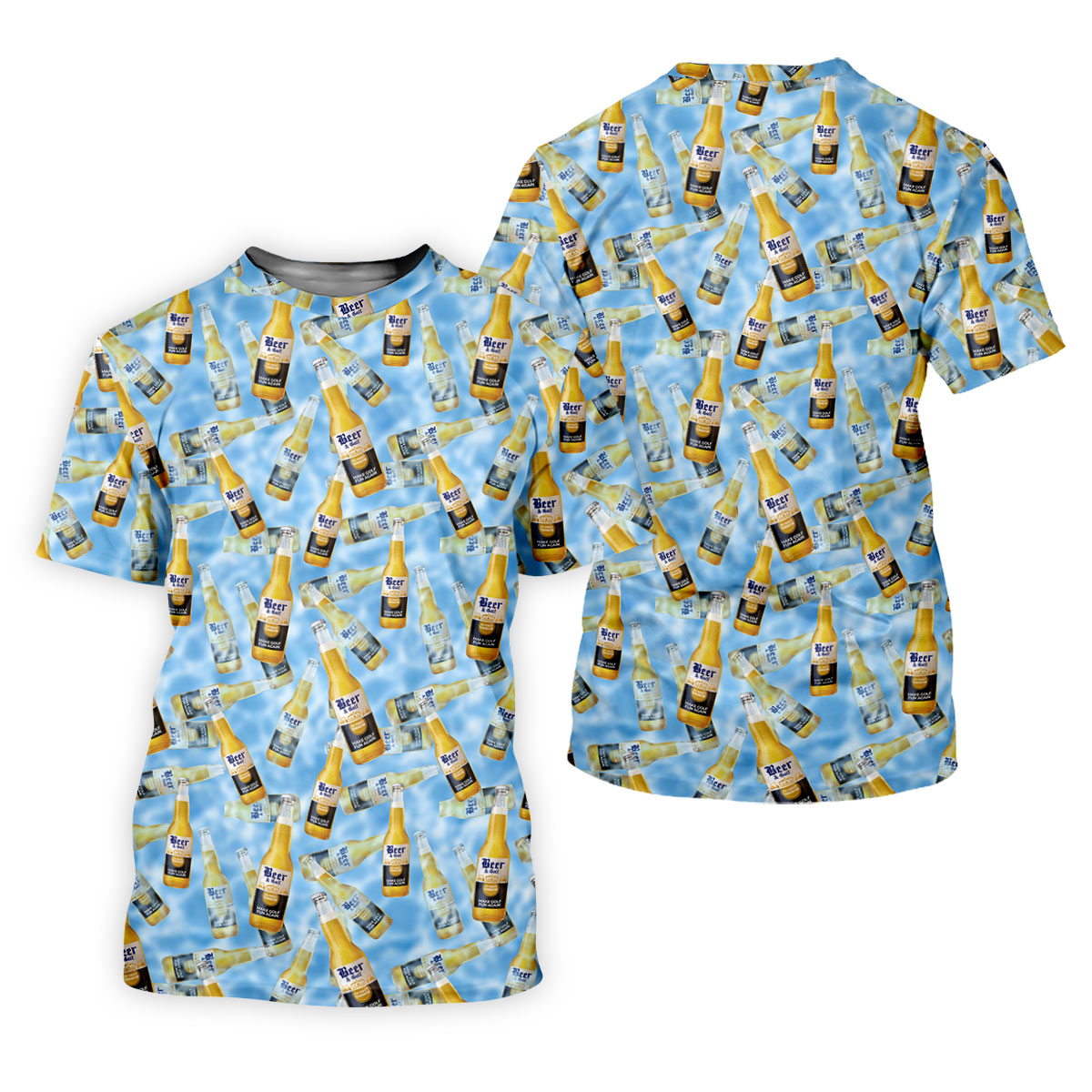 Beer And Golf The Perfect Combination Men's Funny Golf Shirts, Golf Shirts For Men, Polo Shirts For Men